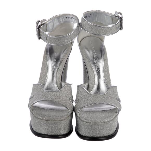 ❤️Alexander McQueen Glitter Platform Heels❤️ - Picture 3 of 5